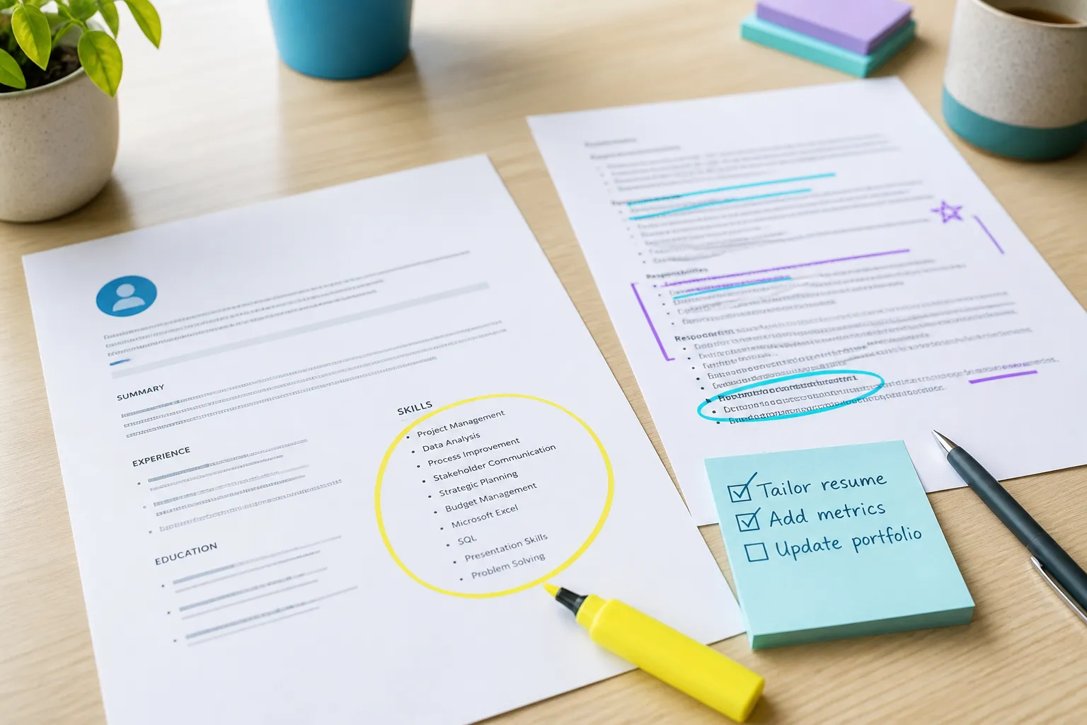 Resume keywords checklist to match every job posting